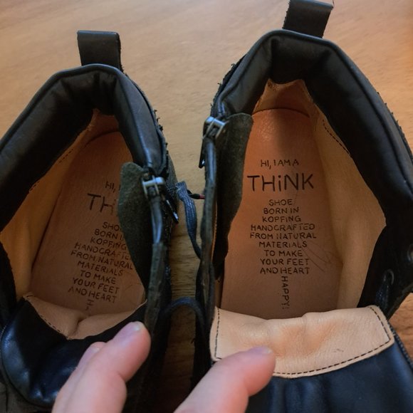 Think! Men\'s Black Boots Size 8/8.5 main image 5